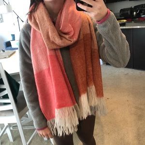 Loft Pink Blanket Scarf